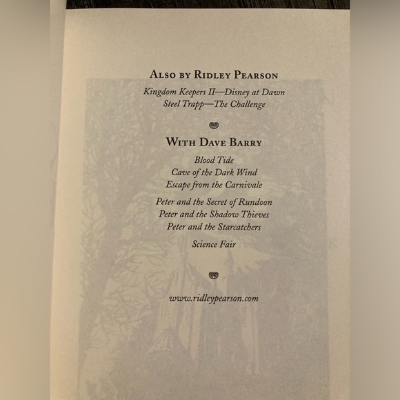 Kingdom Keepers Disney After Dark Paperback Book - Picture 3 of 3